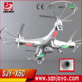 SYMA TOP SALE &amp; POPULAR: 2.4G 4CH RC MODELO DE VÔO OVNI / DRONE DE CONTROLE DE RÁDIO COM CÂMERA HD PARA FOTOGRAFIA AÉREA SJY-SYMA-X5C-1